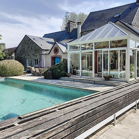 Gite De Charme "La Maison Saint-Leonard" Avec Piscine, Spa, Vue Sur Le Mont Saint-Michel Vains Εξωτερικό φωτογραφία
